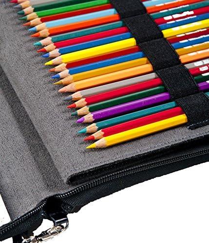 imageSpeedball Art Products Company 753600 Coloring Book Travel Case 934InchBy934Inch Art Pencil Storage Case Medium OliveDenim