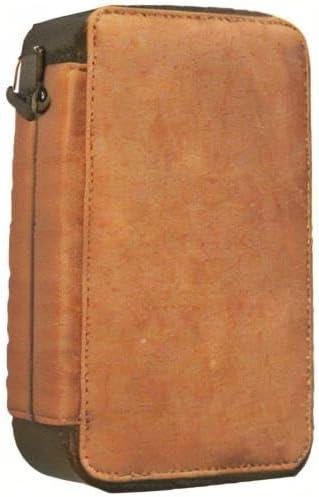 imageSpeedball Art Products Genuine Leather Storage Case for Pencils Markers Pens and Art Supplies Holds Up To 48 Standard Pencils Antique BrownAntique Brown