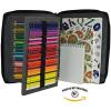 imageSpeedball Art Products Company 753600 Coloring Book Travel Case 934InchBy934Inch Art Pencil Storage Case Medium OliveDenim