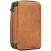 imageSpeedball Art Products Genuine Leather Storage Case for Pencils Markers Pens and Art Supplies Holds Up To 48 Standard Pencils Antique BrownAntique Brown