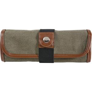 imageSpeedball Art Products 353360 Canvas Pencil Roll Up Olive WBrown Trim Holds 26 PencilsOlive W Brown Trim