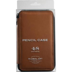 imageSpeedball Art Products Genuine Leather Storage Case for Pencils Markers Pens and Art Supplies Holds Up To 48 Standard Pencils Antique BrownAntique Brown