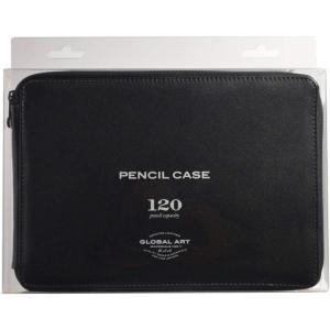 imageSpeedball Art Products Genuine Leather Storage Case for Pencils Markers Pens and Art Supplies Holds Up to 120 Standard Pencils Black120 Pencil Capacity