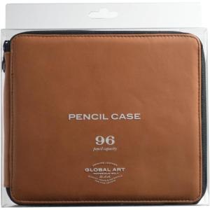 imageSpeedball Art Products Genuine Leather Storage Case for Pencils Markers Pens and Art Supplies Holds Up to 120 Standard Pencils Black96 Pencil Capacity