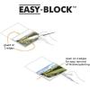 imageFluid Watercolor Paper Block 6 x 8 inches 15 Sheets 140 lb 300 GSM Cold Press Pad for Artist Painting and Wet Media12 x 16 Block