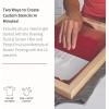 imageSpeedball Intermediate Screen Printing Kit  Complete Fabric Starter Set with Inks Emulsion Frame ampamp Tools  Ideal for DIY TShirt ampamp Textile Prints