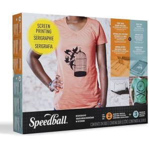 image3 Pack Speedball Super Value Fabric Screen Printing Kit