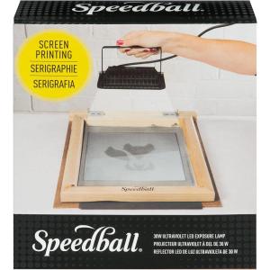 imageSpeedball 30W LED UV Exposure Lamp  Professional Screen Printing Light with 180 Swivel Mount  395400nm UVA for Photo Emulsion
