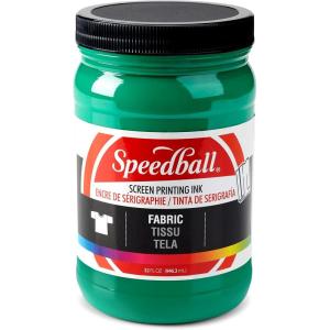 imageSpeedball 4600 Fabric Screen Printing Ink 32 fl oz BlackGreen