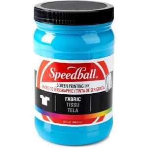 imageSpeedball 4600 Fabric Screen Printing Ink 32 fl oz BlackPeacock Blue