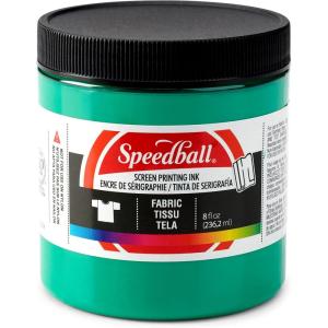 imageSpeedball Fabric Screen Printing Ink 8Ounce Black for TShirt and Silkscreen PrintmakingGreen