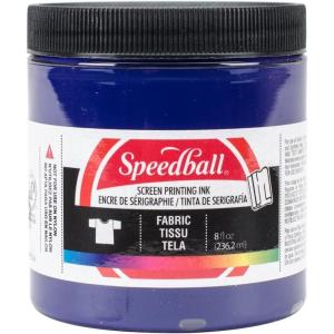 imageSpeedball Fabric Screen Printing Ink 8Ounce Black for TShirt and Silkscreen PrintmakingViolet