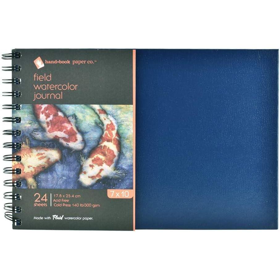 imageSpeedball Art Products 780066 Field Watercolor Paper Hardcover Artist Journal 6 x 6in 24 Sheets7 x 10