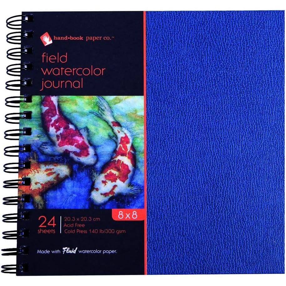 imageSpeedball Art Products 780066 Field Watercolor Paper Hardcover Artist Journal 6 x 6in 24 Sheets8 x 8