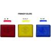 imageArt Graf Artist Water Soluble Tailors Chalk Set of 3 Rich ampamp Intense Cork Box Primary Color 3 Pc Set