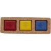 imageArt Graf Artist Water Soluble Tailors Chalk Set of 3 Rich ampamp Intense Cork Box Primary Color 3 Pc Set