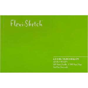 imageFlexi Sketch Blank Artist Journal 4 x 6 Pear 120 Sheets4x6