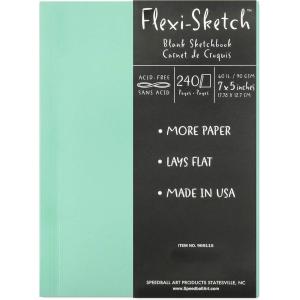 imageFlexi Sketch Blank Artist Journal 4 x 6 Pear 120 Sheets7x5