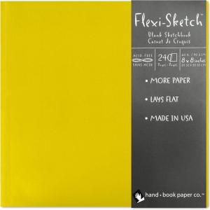 imageFlexi Sketch Blank Artist Journal 4 x 6 Pear 120 Sheets8x8