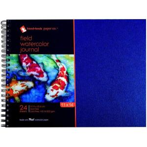 imageSpeedball Art Products 780066 Field Watercolor Paper Hardcover Artist Journal 6 x 6in 24 Sheets11 x 14