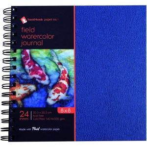 imageSpeedball Art Products 780066 Field Watercolor Paper Hardcover Artist Journal 6 x 6in 24 Sheets8 x 8