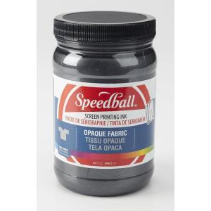 imageSpeedball 004828 Opaque Fabric Screen Printing Ink 32 fl oz GoldBlack Pearl