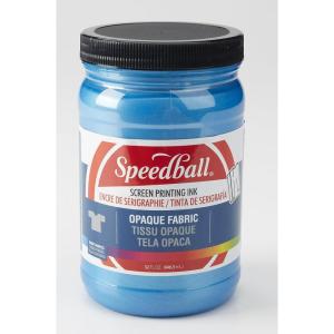 imageSpeedball 004828 Opaque Fabric Screen Printing Ink 32 fl oz GoldBlue Topaz
