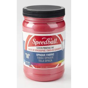 imageSpeedball 004828 Opaque Fabric Screen Printing Ink 32 fl oz GoldRaspberry