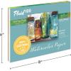 imageFluid 100 Watercolor Paper Block 9 x 12 inches 15 Sheets 140 lb 300 GSM 100 Cotton Hot Press Pad for Artist Painting and Wet MediaBlock 140 lb