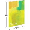 imageFluid Watercolor Paper Block 6 x 8 inches 15 Sheets 140 lb 300 GSM Hot Press Paper Pad for Artist Painting and Wet Media140 lb 300 GSM Hot Press