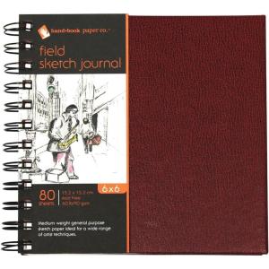 imageSpeedball Art Products Company 790129 Hand Book 12InchBy9Inch Field Sketch Artist Journal Hardcover 80 Sheets Drawing Paper Book 12 X 9 White6 x 6