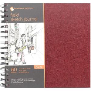 imageSpeedball Art Products Company 790129 Hand Book 12InchBy9Inch Field Sketch Artist Journal Hardcover 80 Sheets Drawing Paper Book 12 X 9 White8 x 8