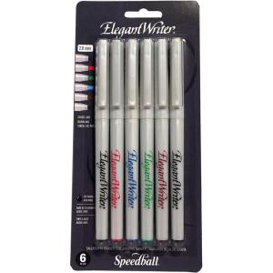 imageSpeedball Art Products Elegant Writer Calligraphy Marker Set 12 Pack 13mm 2821Assorted Colors  20 mm