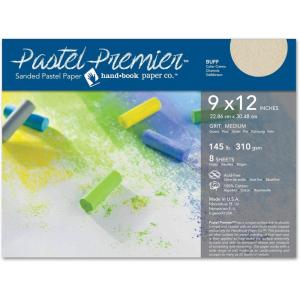 imageSpeedball Art Products Premier Sanded Pastel Paper 9 x 12 Italian Clay 8 Sheets 513028Buff