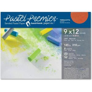 imageSpeedball Art Products Premier Sanded Pastel Paper 9 x 12 Italian Clay 8 Sheets 513028Terracotta