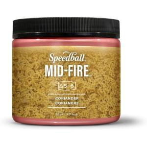imageSpeedball MidFire Glaze 4Ounce Sample Set Assorted Colors 12 4Ounce Jars for Pottery and CeramicsCoriander