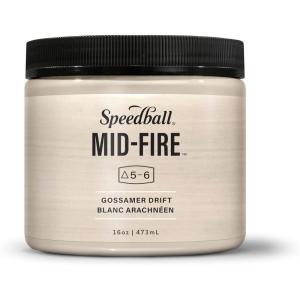 imageSpeedball MidFire Glaze 4Ounce Sample Set Assorted Colors 12 4Ounce Jars for Pottery and CeramicsGossamer Drift