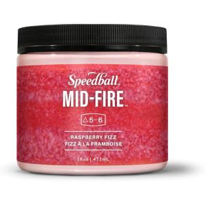 imageSpeedball MidFire Glaze 4Ounce Sample Set Assorted Colors 12 4Ounce Jars for Pottery and CeramicsRaspberry Fizz