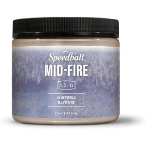 imageSpeedball MidFire Glaze 4Ounce Sample Set Assorted Colors 12 4Ounce Jars for Pottery and CeramicsWisteria