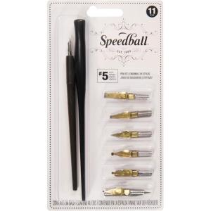 imageSpeedball Poster Pen Set  1 Penholder w 6 NibsDrawing Pen Sets