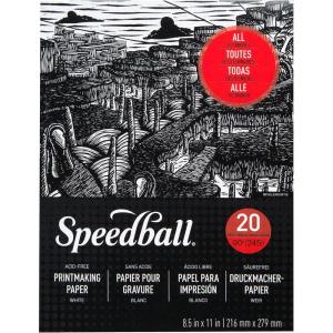 imageSpeedball Printmaking Paper Pad 5x7 20 Sheets85 x 11
