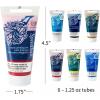 imageSpeedball 3470 WaterSoluble Block Printing Ink Starter Set  6 Bold Colors with Satiny Finish  125 FL OZ Tubes Multicolor