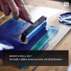 imageSpeedball Deluxe Soft Rubber Brayer  2 Inch Professional Ink Roller  4042 Durometer Natural Latex  HeavyDuty Steel Frame  Made in USA112Inch