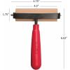 imageSpeedball Deluxe Soft Rubber Brayer  2 Inch Professional Ink Roller  4042 Durometer Natural Latex  HeavyDuty Steel Frame  Made in USA4Inch