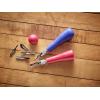 imageSpeedball Linoleum Cutter Kit 2Handle Tool Set Includes 6 Professional Linocut Carving Blades Made in USAAssorted