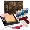 imageSpeedball Deluxe Block Printing Kit  Includes Inks Brayer Bench Hook Lino Handle and Cutters SpeedyCarve Block Mounted Linoleum Block 3472Deluxe Block Paper Kit