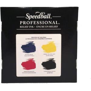 imageSpeedball 3980 Professional Relief 4 Color Ink Set MulticolorMulticolor
