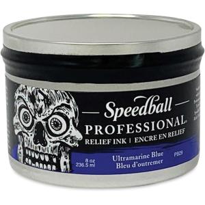 imageSpeedball 3980 Professional Relief 4 Color Ink Set MulticolorUltramarine Blue
