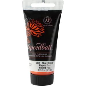 imageSpeedball Art Products Company Water Soluble Block InkFluorescent Orange