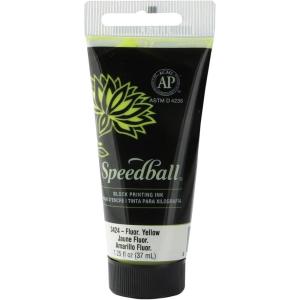 imageSpeedball Art Products Company Water Soluble Block InkFluorescent Yellow